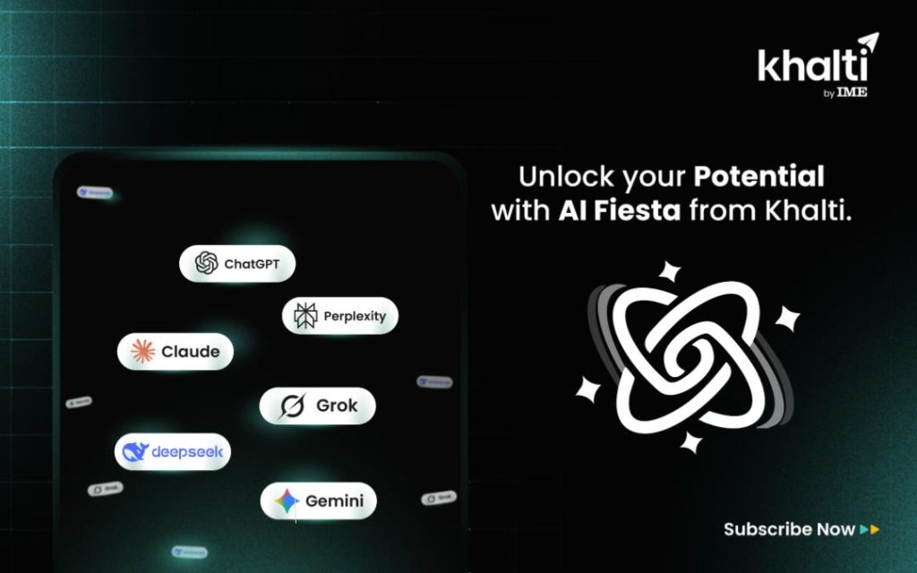 Khalti Introduces ‘AI Fiesta’ in Nepal, Bringing 9+ Premium AI Tools Under One Subscription